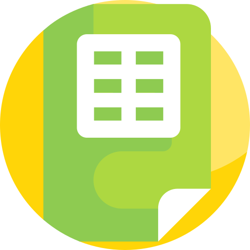 Icone Feuille Excel